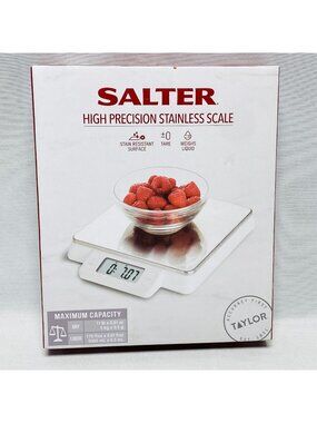 Salter High Precision Stainless Steel Digital Kitchen Food Scale